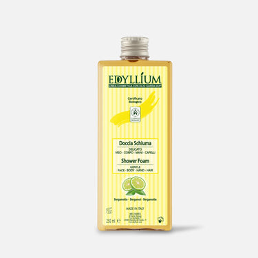 doccia schiuma al bergamotto dellicato con olio oliva dop garda